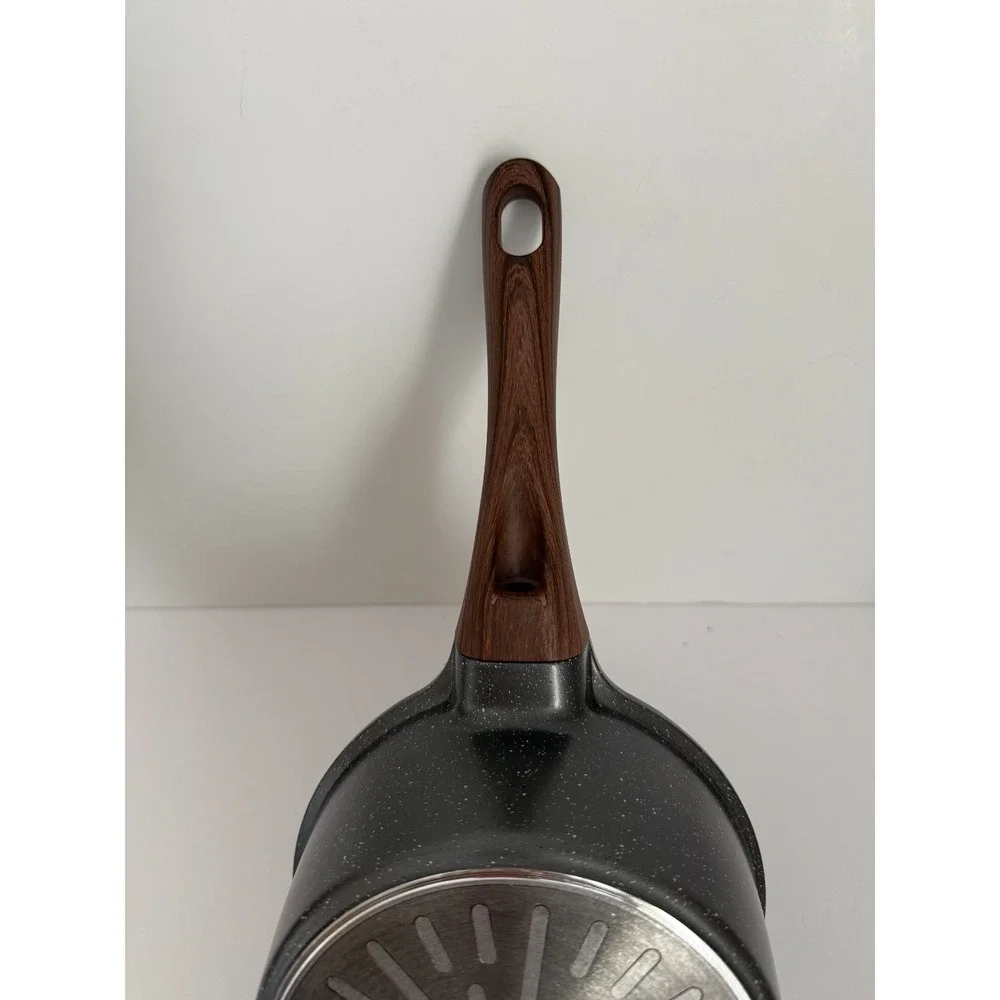 SENSARTE Nonstick Saucepan with Lid, 1.5 Quarts Small Pot with Swiss Granite NEW